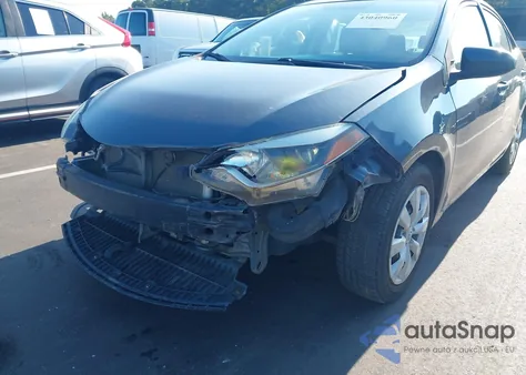 2015 Toyota Corolla Le из США, поврежденный, VIN 2T1BURHE3FC250364